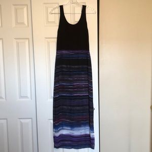 Multi colored maxi dress